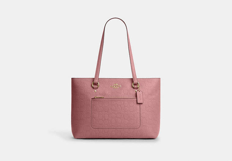 Station Tote Bag In Signature Leather