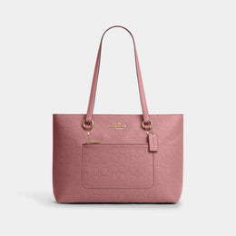 Station Tote Bag In Signature Leather