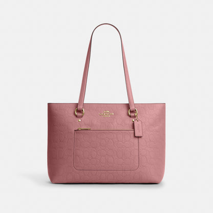 Station Tote Bag In Signature Leather