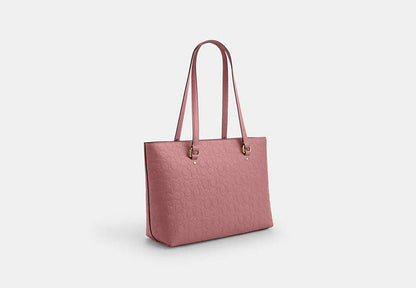 Station Tote Bag In Signature Leather