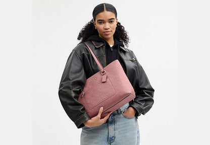 Station Tote Bag In Signature Leather