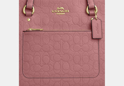 Station Tote Bag In Signature Leather