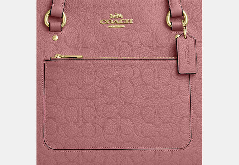 Station Tote Bag In Signature Leather