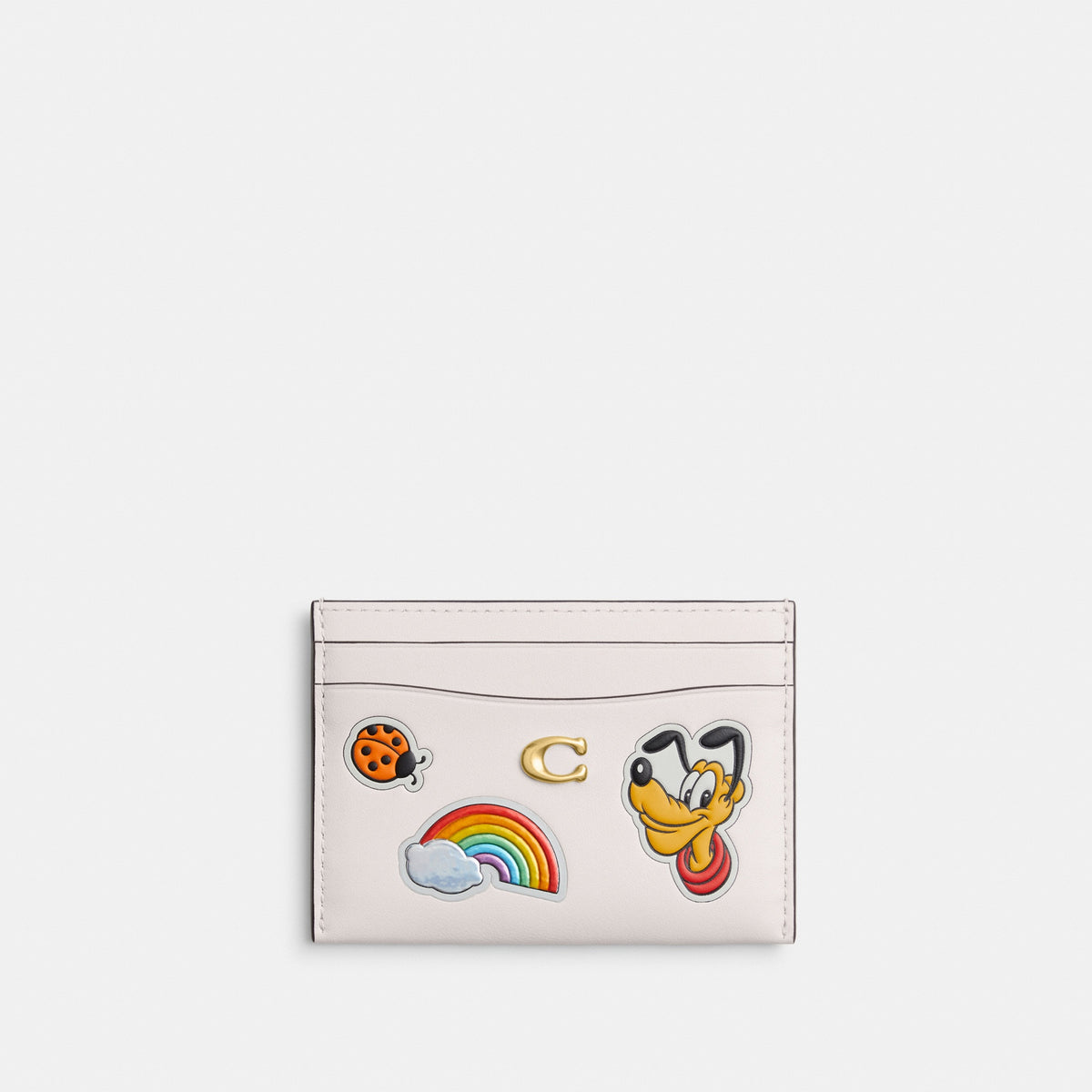 Disney X Coach Essential Card Case With Sticker Print