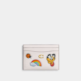 Disney X Coach Essential Card Case With Sticker Print