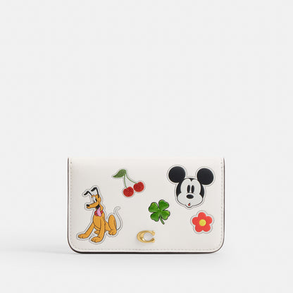 Disney X Coach Essential Slim Card Case With Sticker Print