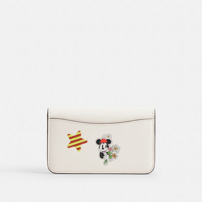 Disney X Coach Essential Slim Card Case With Sticker Print