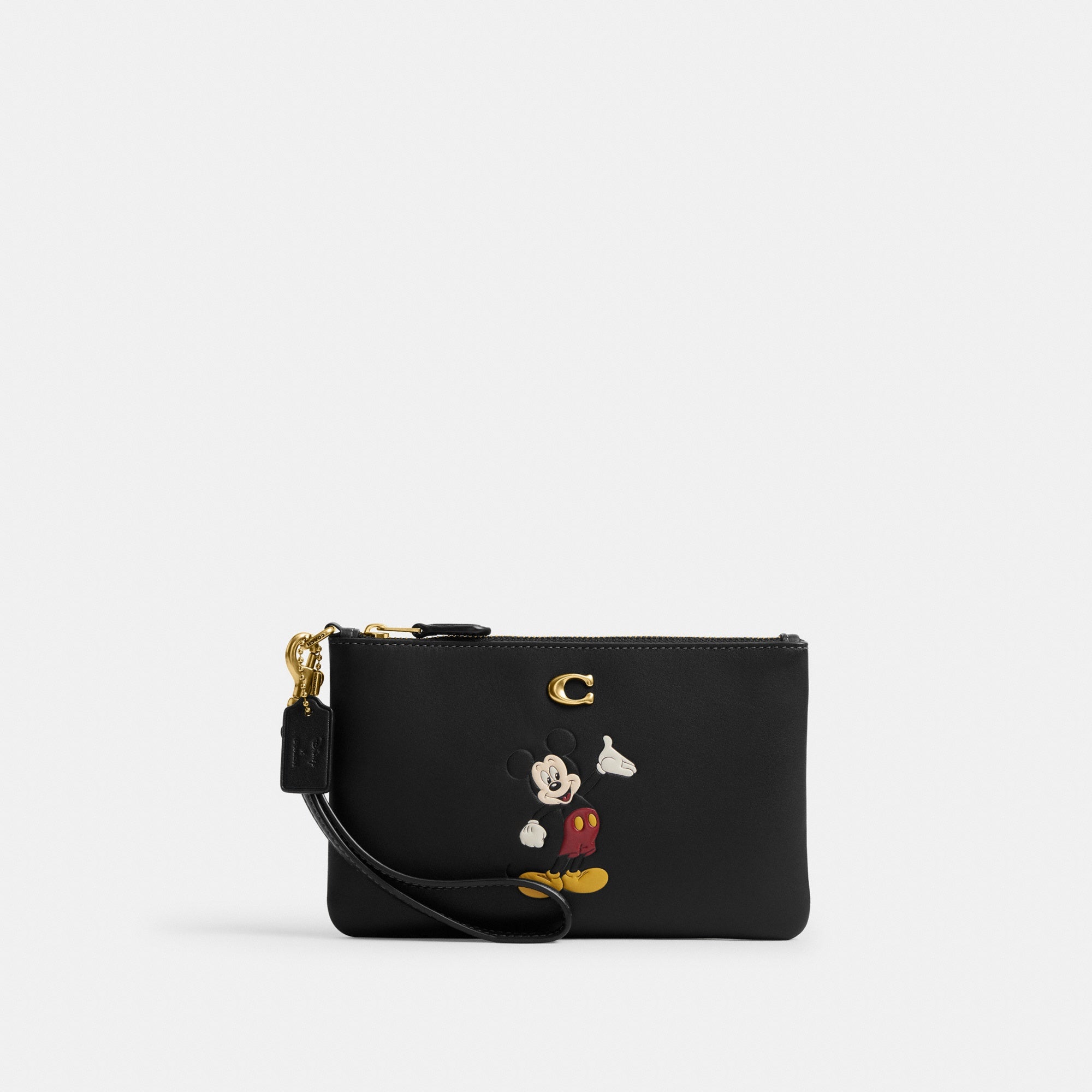 Disney X Coach Essential Small Wristlet With Mickey Mouse