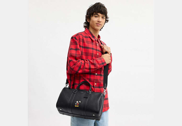 Disney X Coach Compass Bag 35 With Mickey Mouse
