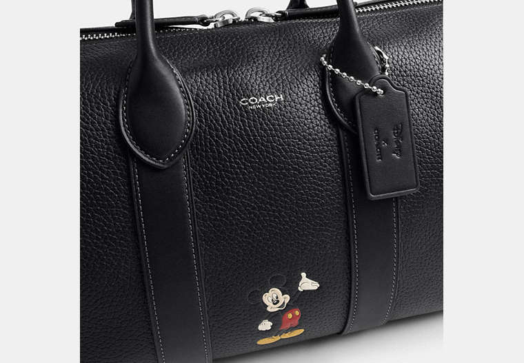 Disney X Coach Compass Bag 35 With Mickey Mouse