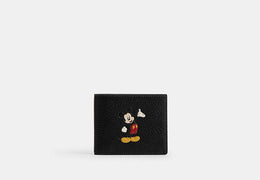 Disney X Coach 3-In-1 Wallet In Regenerative Leather With Mickey Mouse