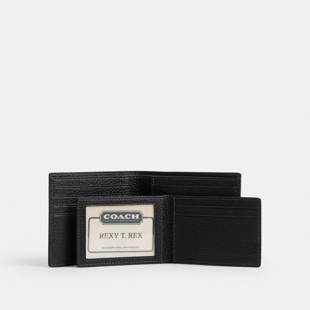 Disney X Coach 3-In-1 Wallet In Regenerative Leather With Mickey Mouse
