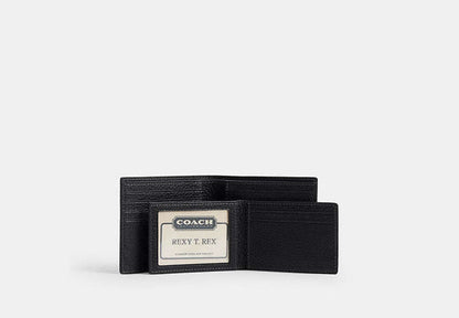 Disney X Coach 3-In-1 Wallet In Regenerative Leather With Mickey Mouse