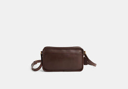 Vintage Multi Compartment Zip Bag