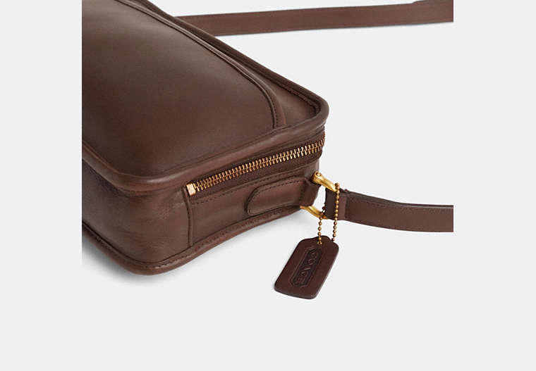 Vintage Multi Compartment Zip Bag