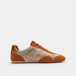 Flat Sneaker In Crystal Signature Jacquard