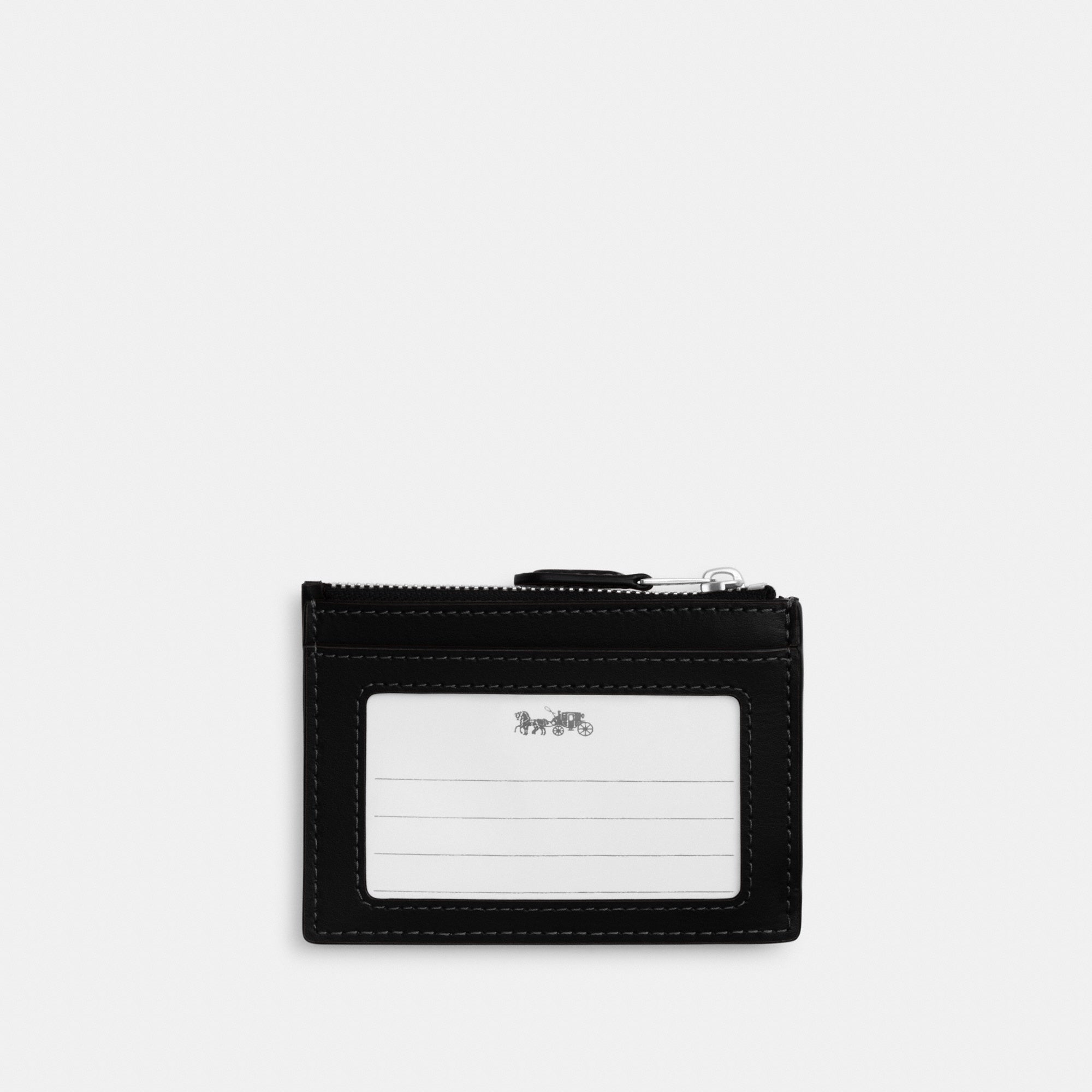 Mini Skinny Id Case In Signature Denim