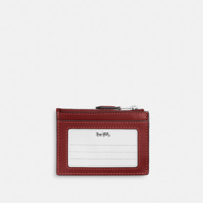 Mini Skinny Id Case In Signature Denim