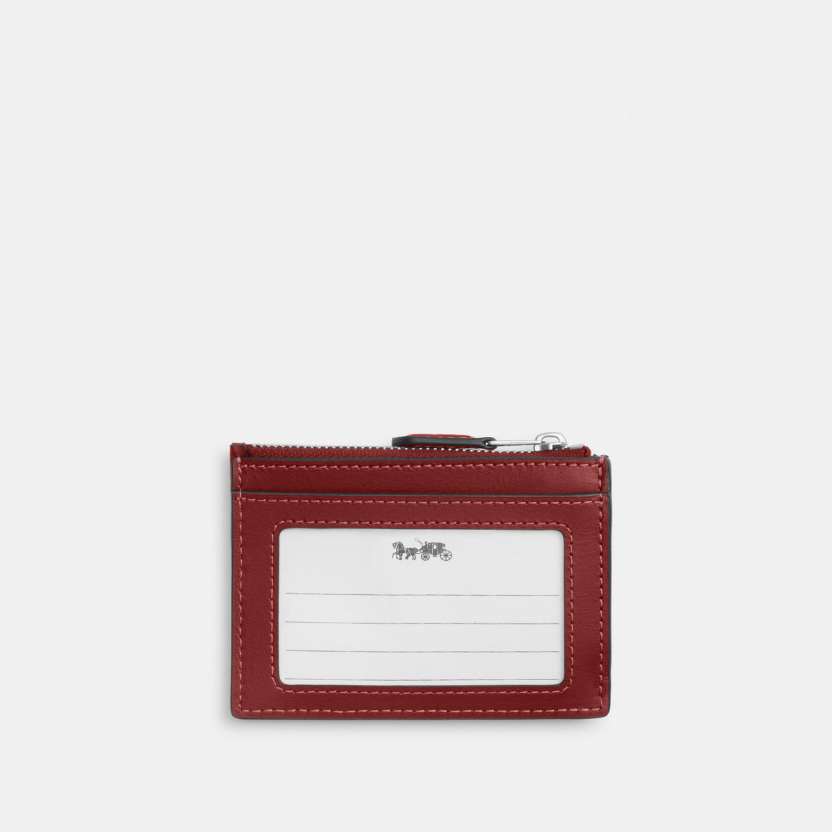 Mini Skinny Id Case In Signature Denim