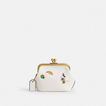 Disney X Coach Kisslock Frame Bag 10 With Sticker Print