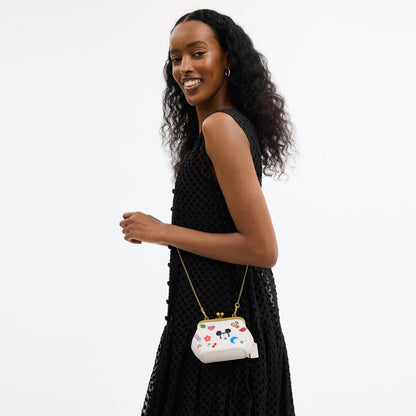 Disney X Coach Kisslock Frame Bag 10 With Sticker Print
