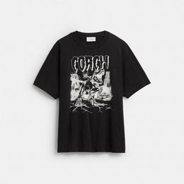 Dinosaur City Relaxed T-Shirt In Organic Cotton