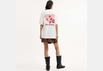 Pizza Relaxed T-Shirt In Organic Cotton