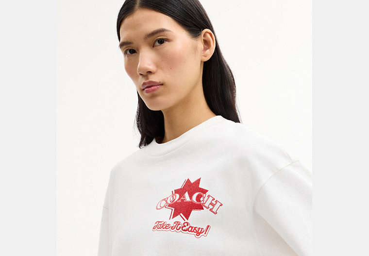 Pizza Relaxed T-Shirt In Organic Cotton