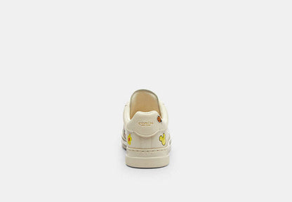 Disney X Coach High Line Sneaker With Sticker Print