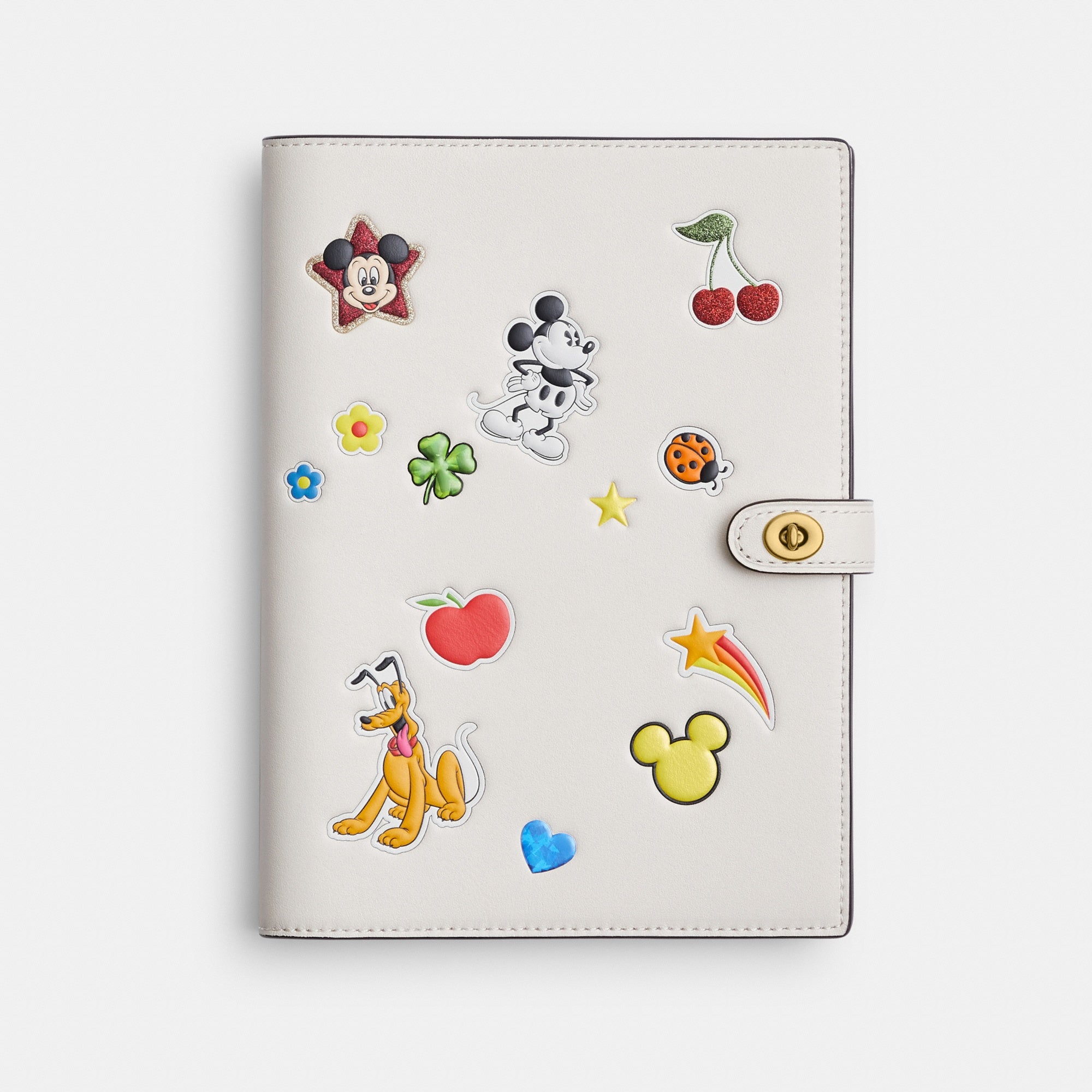 Disney X Coach Notebook With Sticker Print