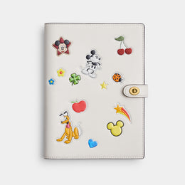 Disney X Coach Notebook With Sticker Print
