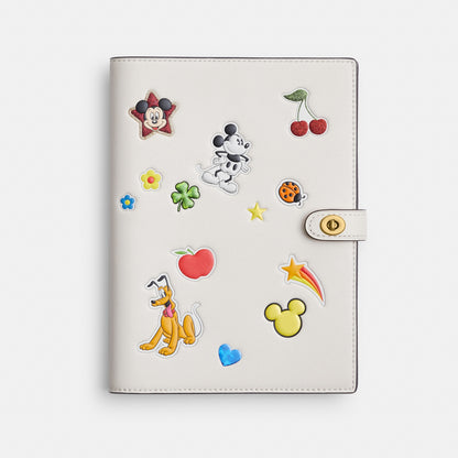Disney X Coach Notebook With Sticker Print