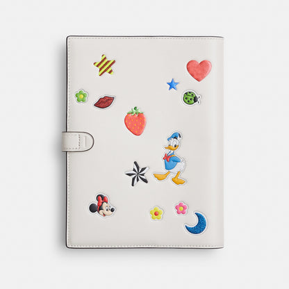 Disney X Coach Notebook With Sticker Print