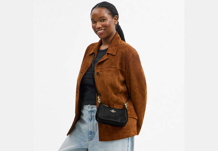 Teri Mini Crossbody Bag With Quilting