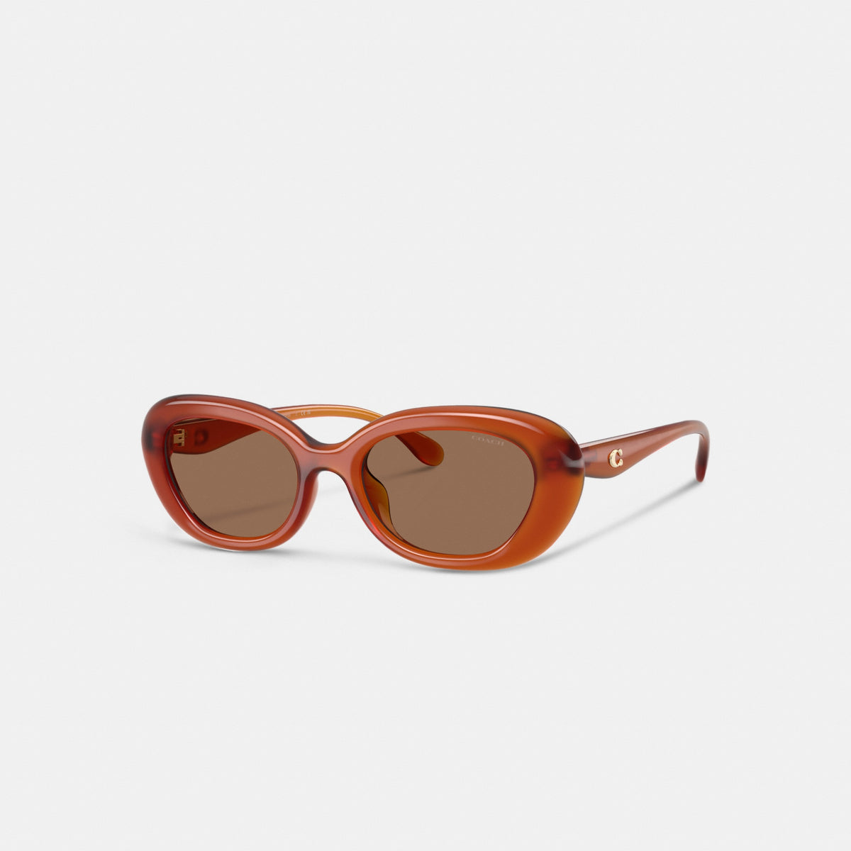 C Hardware Round Sunglasses