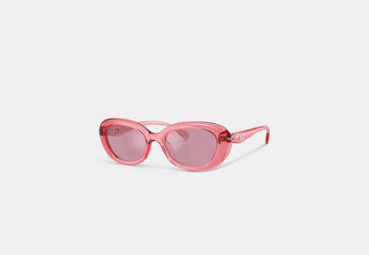 C Hardware Round Sunglasses