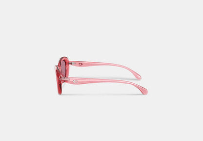 C Hardware Round Sunglasses