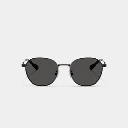 Metal Hangtag Round Sunglasses