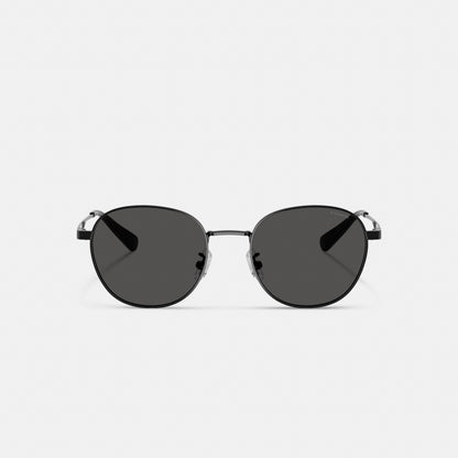 Metal Hangtag Round Sunglasses