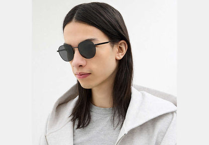 Metal Hangtag Round Sunglasses