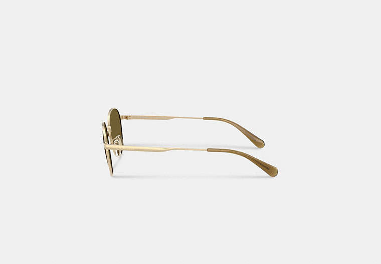 Metal Hangtag Round Sunglasses