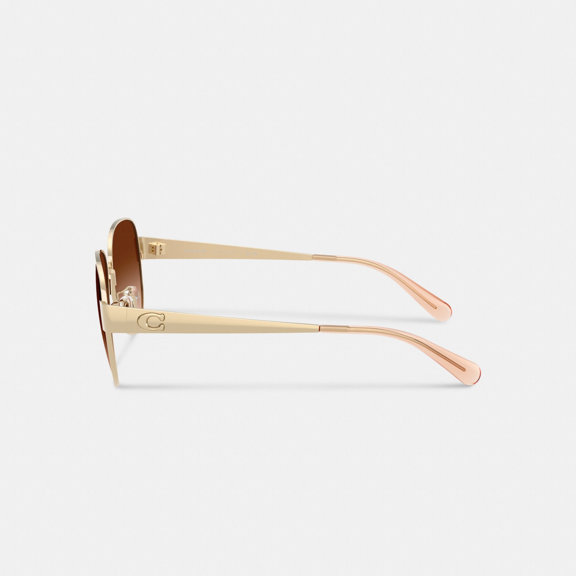 C Hardware Metal Pilot Sunglasses