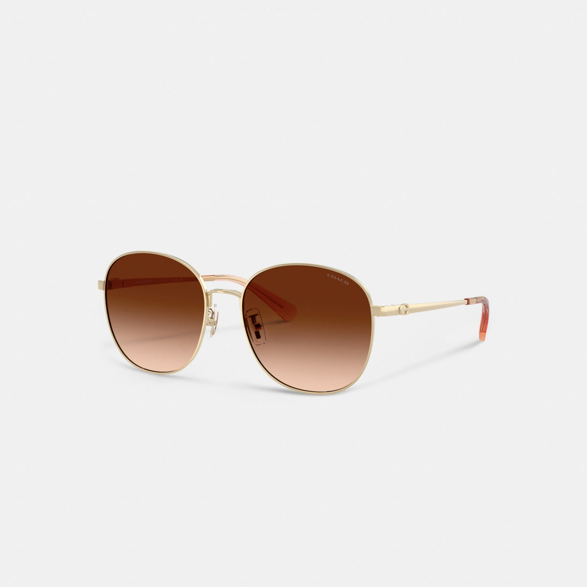 C Hardware Metal Round Sunglasses