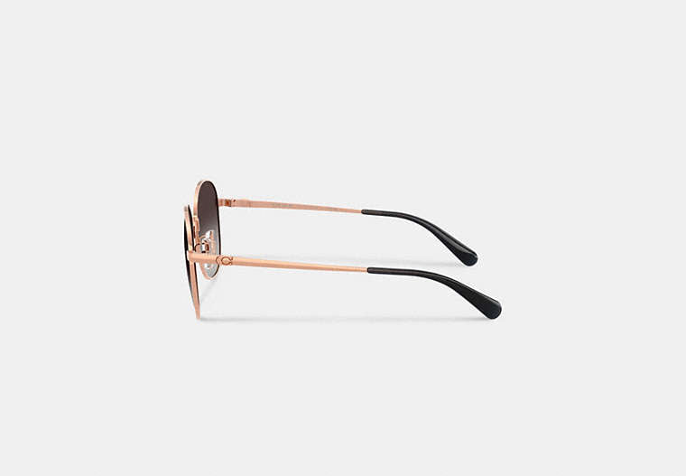 C Hardware Metal Round Sunglasses