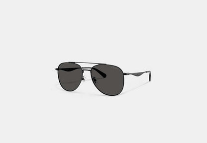 C Hardware Metal Pilot Sunglasses