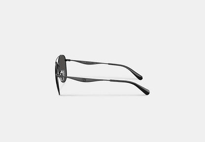 C Hardware Metal Pilot Sunglasses
