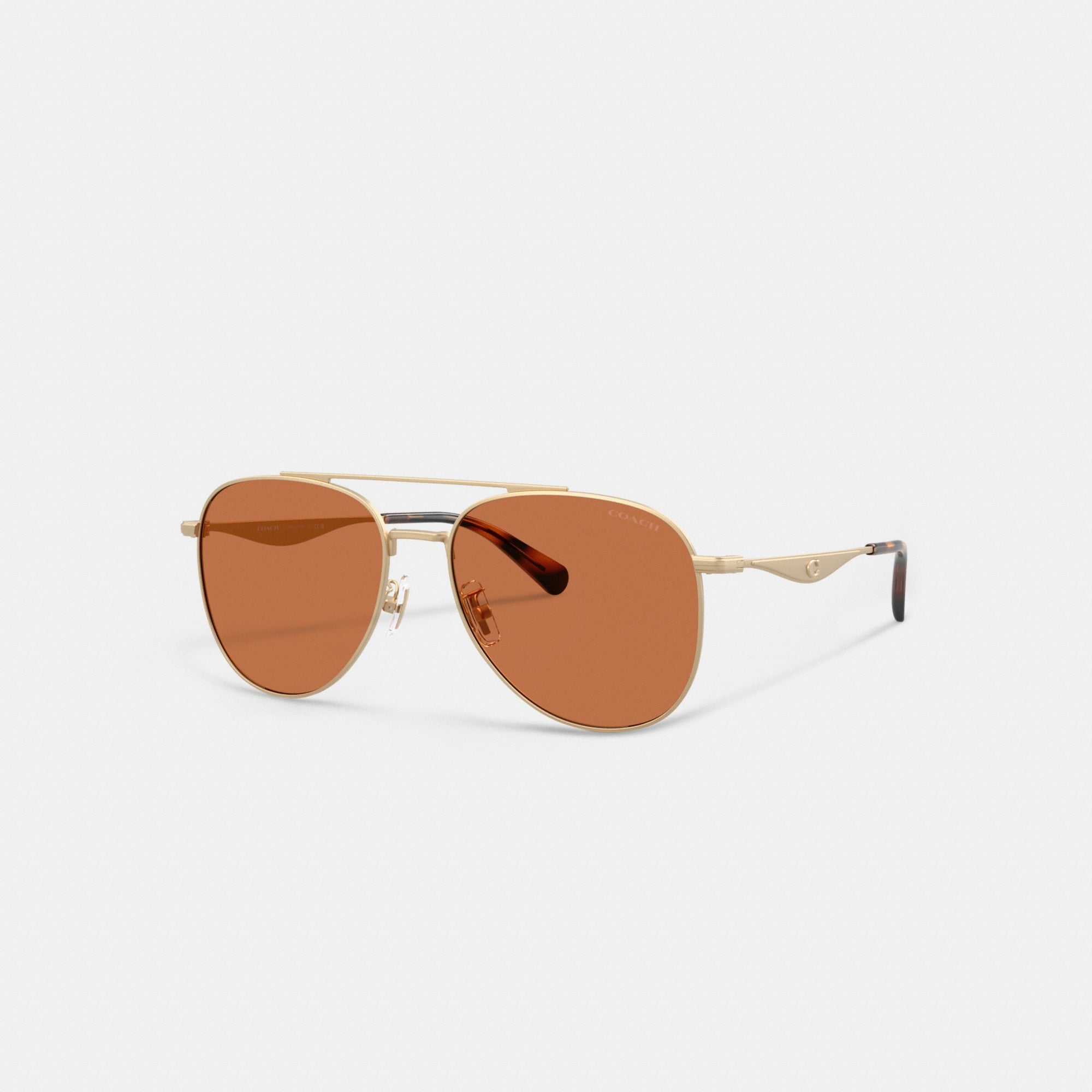 C Hardware Metal Pilot Sunglasses
