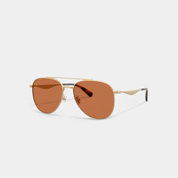 C Hardware Metal Pilot Sunglasses