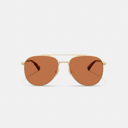 C Hardware Metal Pilot Sunglasses