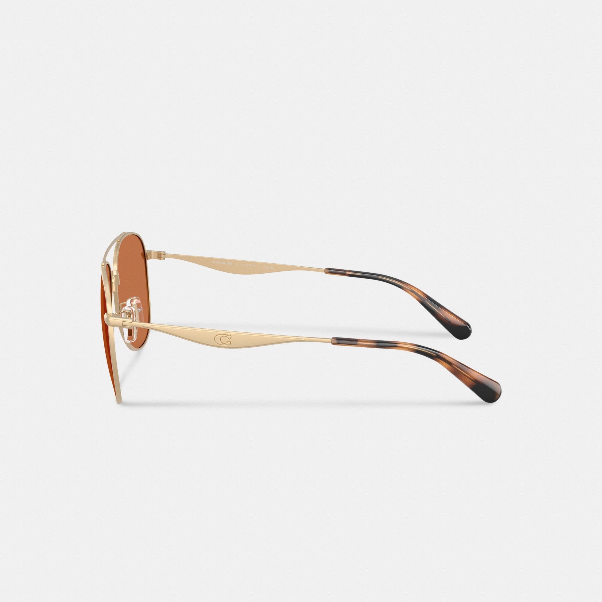 C Hardware Metal Pilot Sunglasses